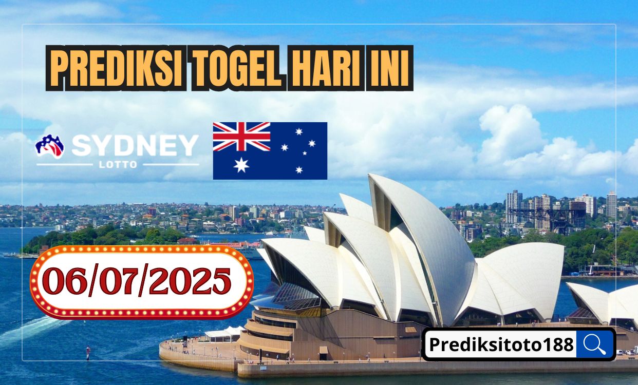 Prediksi Togel Sydney Lotto 06 Juli 2025